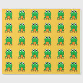 カエル ラッピングペーパー (フラット)