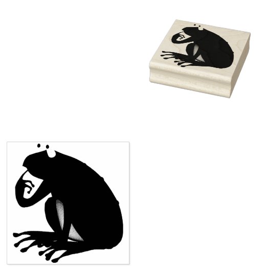 カエル ラバースタンプ (押印)