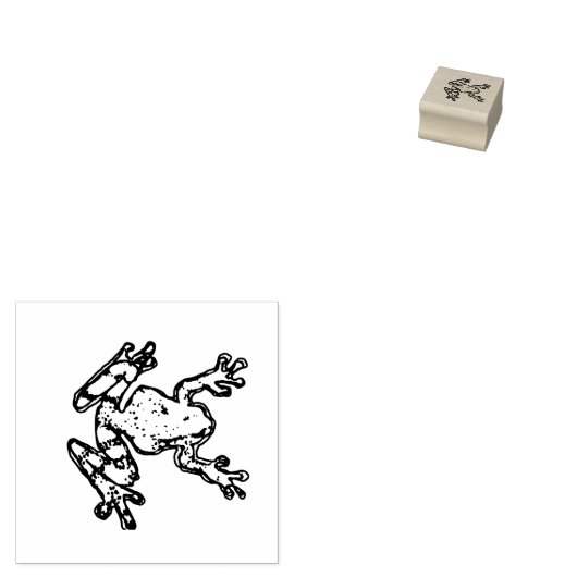 カエル ラバースタンプ (押印)