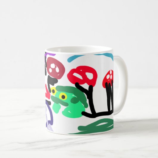 カエル ラブ コーヒーマグカップ (正面右)