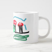 カエル ラブ ジャンボコーヒーマグカップ (右)