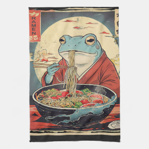 カエル ラーメン アニメ ファン キッチンタオル