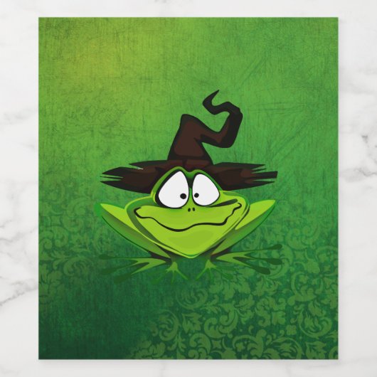 カエル ワインラベル (シングルラベル)