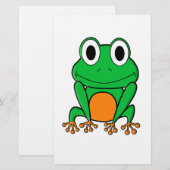 カエル 便箋 (正面/裏面)