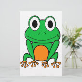 カエル 便箋 (スタンド正面)