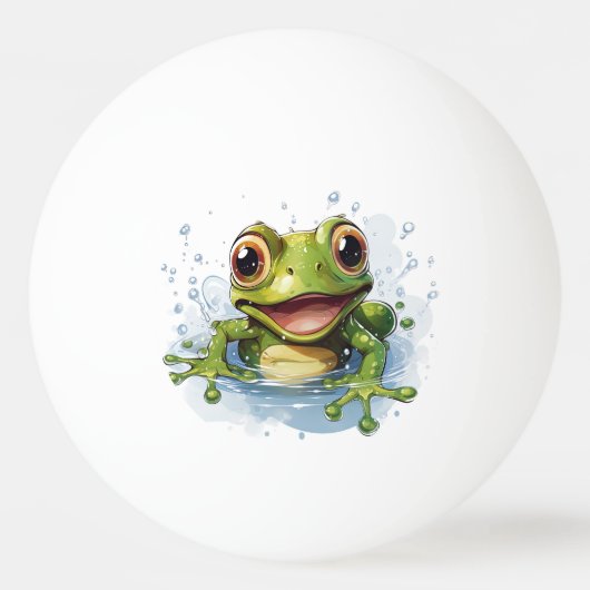 カエル 卓球ボール (正面)