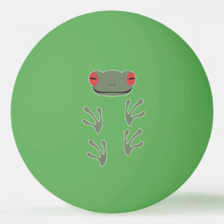 カエル 卓球ボール