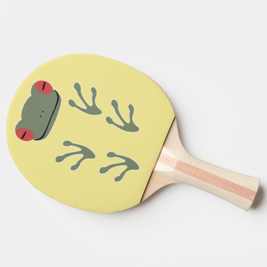 カエル 卓球ラケット (横)
