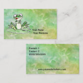 カエル 名刺 (正面/裏面)