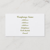 カエル 名刺 (裏面)