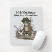 カエル 自閉症啓発 Hold On Mates マウスパッド (マウス)