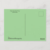 カエル |虎の足猿のカエル|パーソナライズされた ポストカード (裏面)