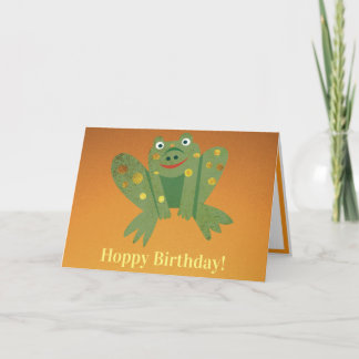 カエル 誕生日 カード