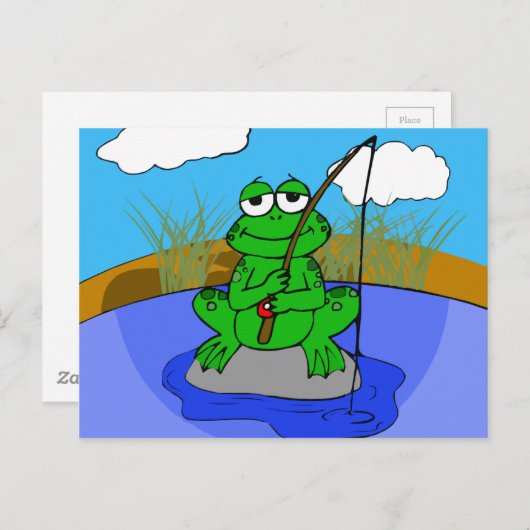 カエル–29 ポストカード (正面/裏面)