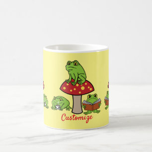 カエル(Cottagecore Frogs) Thunder_Cove コーヒーマグカップ