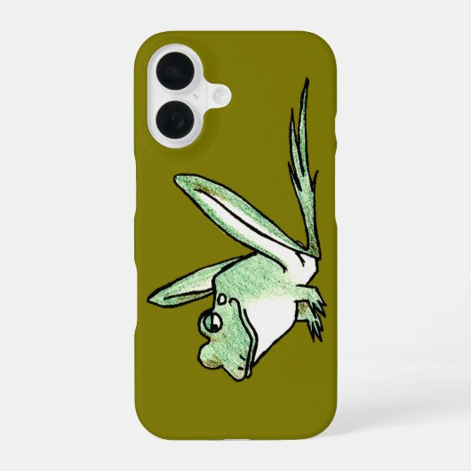 カエル iPhone 16ケース (裏面)