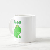 カエルRibbit コーヒーマグカップ (正面左)