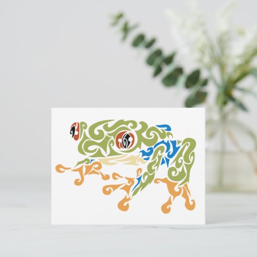 カエルSquirels ポストカード (スタンド正面)