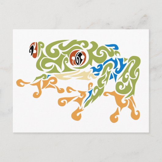 カエルSquirels ポストカード (正面)