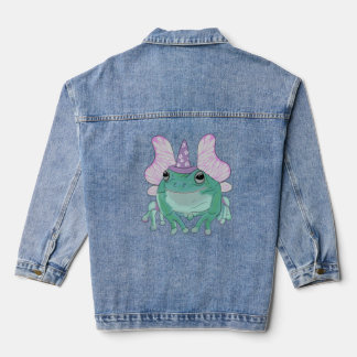 カエルTシャツ デニムジャケット