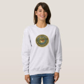 カエルTシャツ レディース スウェットシャツ (正面フル)