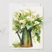 カエレガントラリユリアフラワーバースデーパーティー 招待状 (裏面)