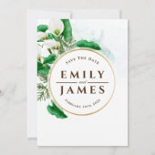 カエレガントラリリー結婚ズ 招待状 (裏面)