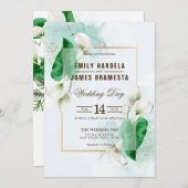 カエレガントラリリー結婚ズ 招待状 (正面/裏面)