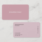 カエレガントラーズプロフェッショナルトレンディーシルクラグジュアリー 名刺 (正面/裏面)