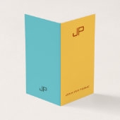 カエレガントラーモモダンノグラムテンプレート 名刺 (外部)