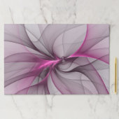 カオエレガントスモダン抽象芸術ピンクフラクタルアート ペーパーパッド (インサイチュ)