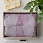 カオエレガントスモダン抽象芸術ピンクフラクタルアート 薄葉紙 (ギフト)