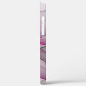 カオエレガントスモダン抽象芸術ピンクフラクタルアート Case-Mate iPhoneケース (裏面 / 左)