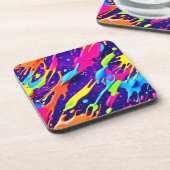 カオカラフルス・イン・抽象芸術(ばちゃばちゃ)跳ねる コースター (左側)