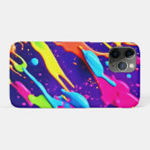 カオカラフルス・イン・抽象芸術(ばちゃばちゃ)跳ねる Case-Mate iPhoneケース (裏面(横))