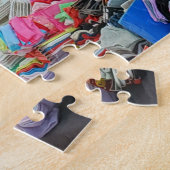 カオカラフルス – サンタナフリーマーケット – ポルトガル ジグソーパズル (側面)