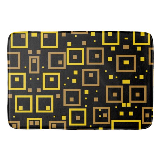 カオカラフルス：ランダムな色のスプラッシュ バスマット (正面)