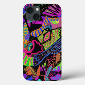 カオカラフルスiPhoneケース Case-Mate iPhoneケース (裏面)