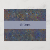 カオサイケデリックス抽象芸術 ポストカード (正面)