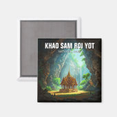 カオサムロイヨットフラヤナコンケイブタイランド マグネット (正面/裏面)