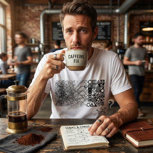 カオスからオーダーへ抽象幾何学 Tシャツ
