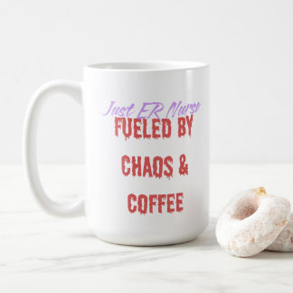 カオスとコーヒーに支えられた面白いERナース コーヒーマグカップ