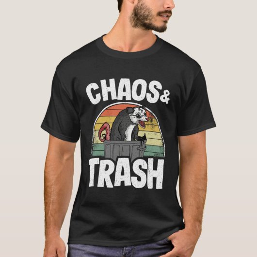カオスとゴミのフクロネズミ Tシャツ (正面)
