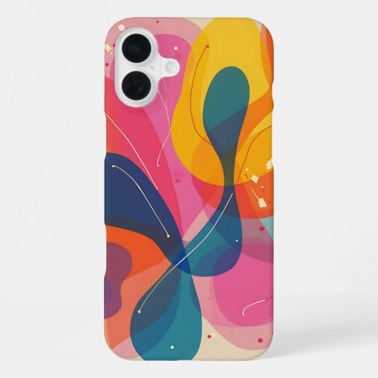 カオスな構成 iPhoneケース (裏面)