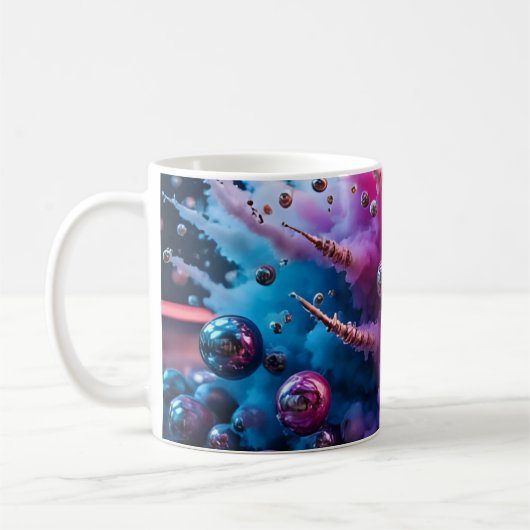 カオスな爆発 コーヒーマグカップ (左)