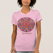 カオスな色彩の万華鏡Tシャツ Tシャツ (正面)