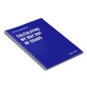 カオスのオフィスから抜け出る道を計算中 ノートブック (右側)