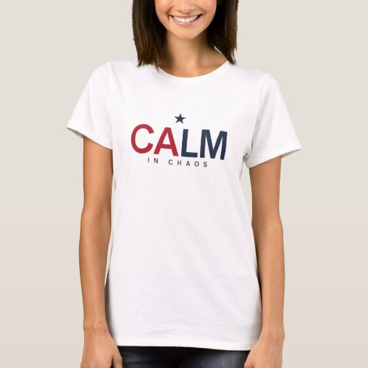 カオスの中の静けさ Tシャツ (正面)