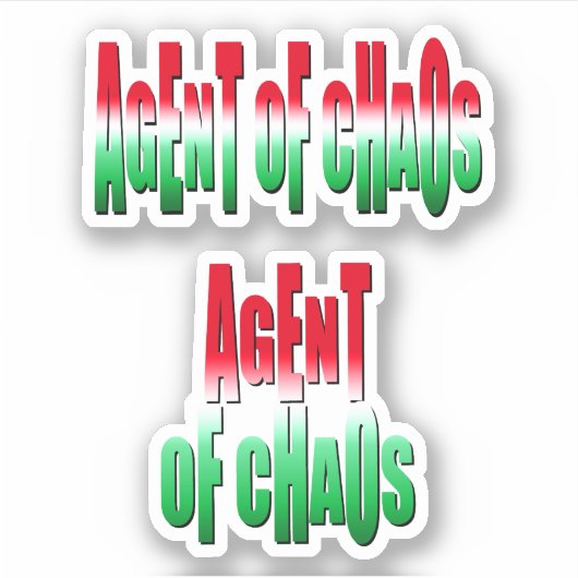 カオスの代理人 シール (正面)