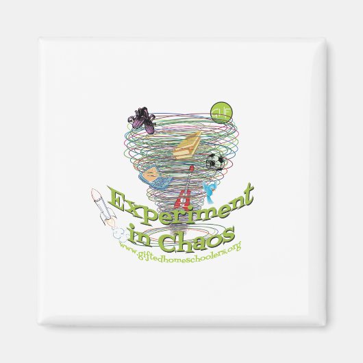 「カオスの実験」磁石 マグネット (正面)